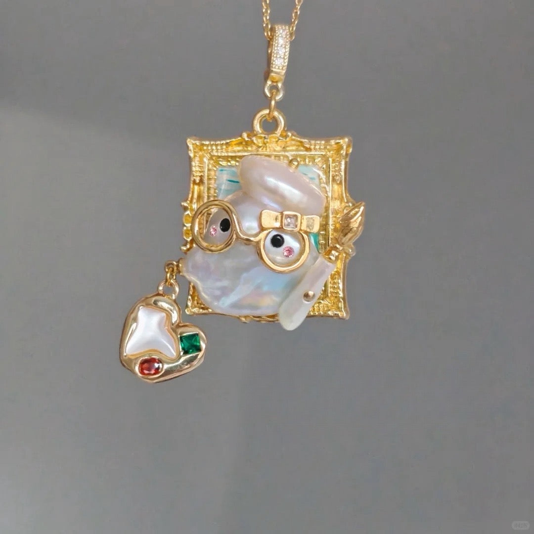 Little Artist Pearl Pendant Necklace | Verdennova UK – VERDENNOVA