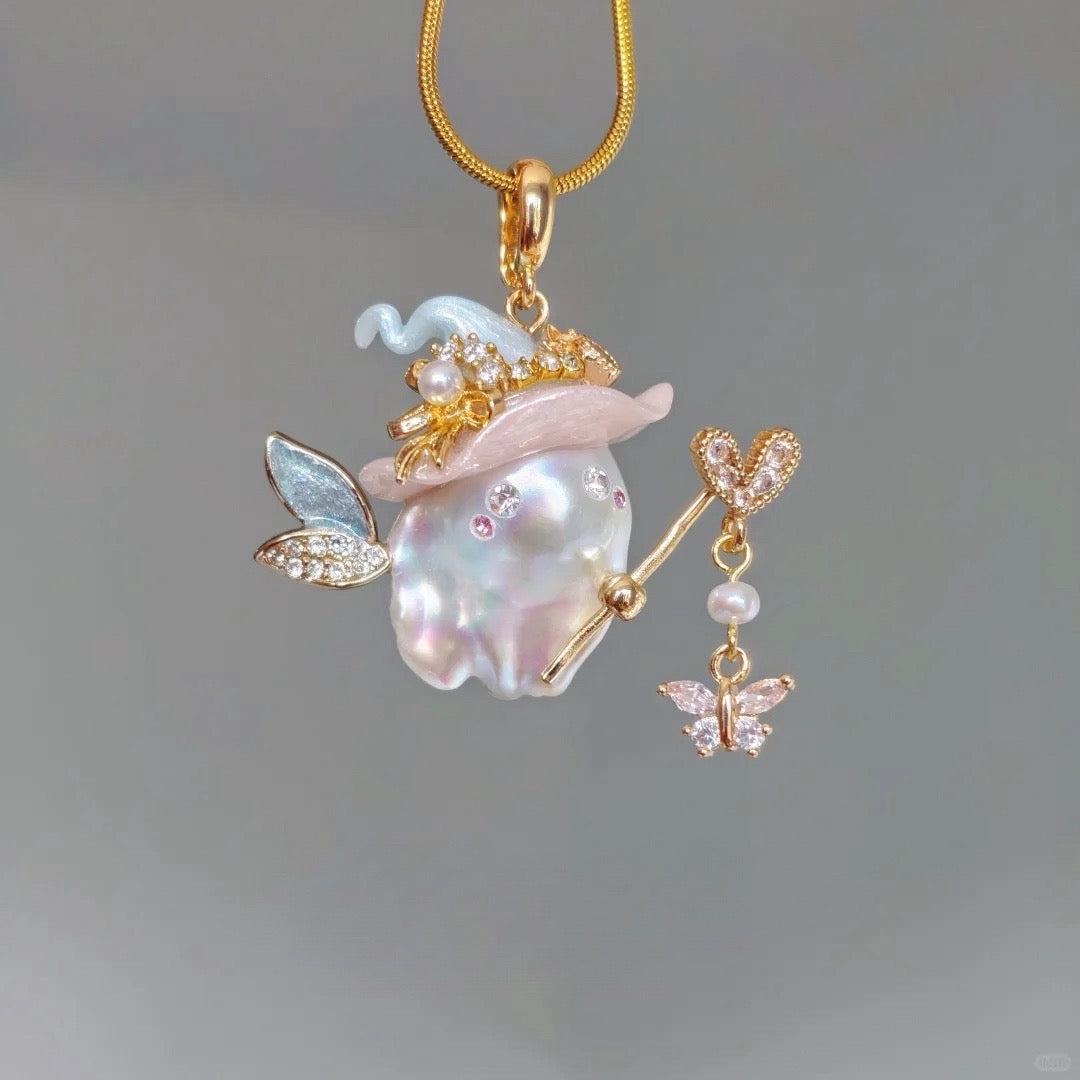 Dream Weaver Pearl Pendant Necklace | Verdennova UK – VERDENNOVA