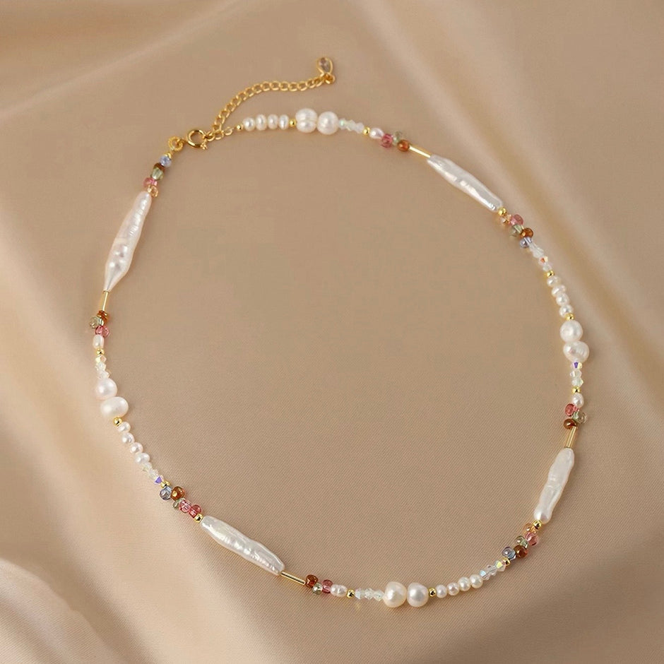 Pearl Necklaces | Baroque Pearl Chain Necklaces – VERDENNOVA
