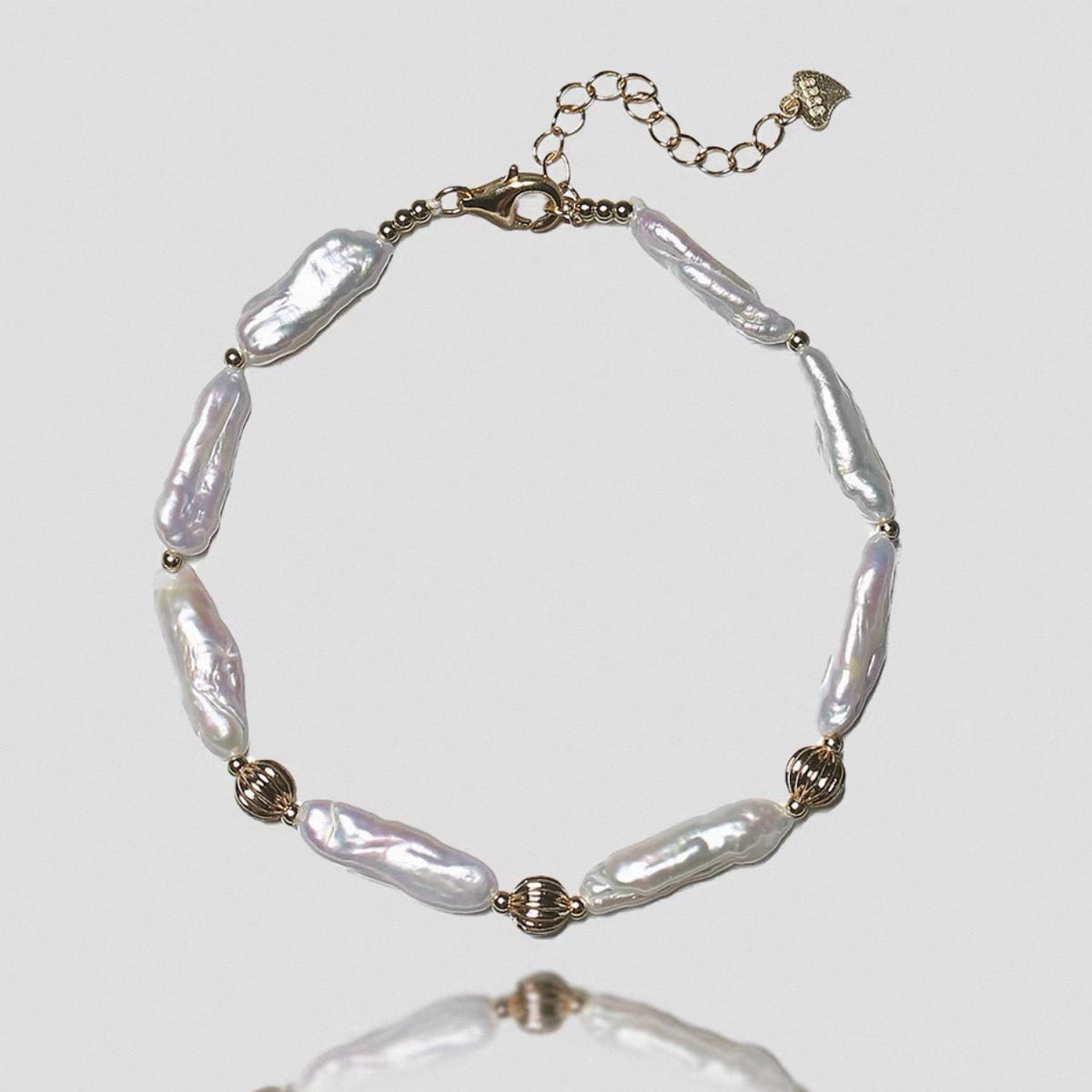 Champagne Baroque Pearl Chain