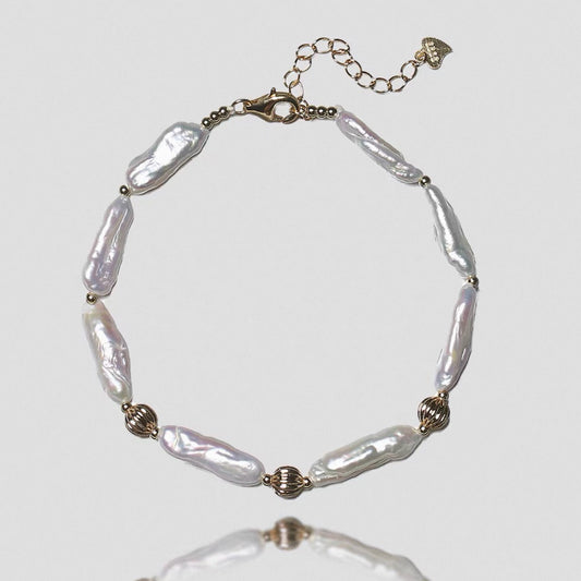 Champagne Baroque Pearl Chain