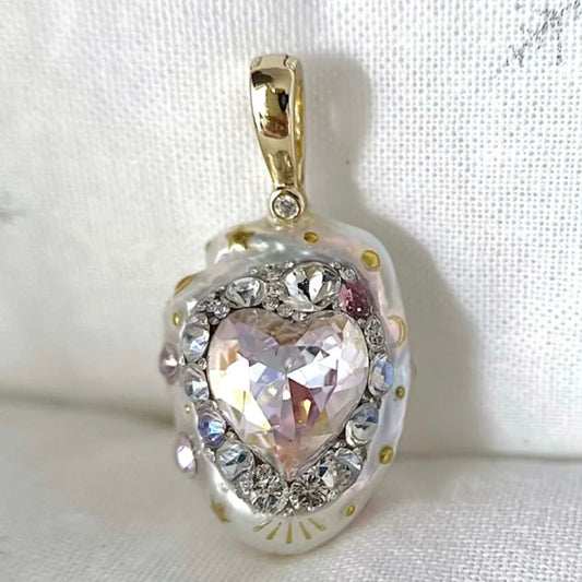 Echo Heart Shell Charm